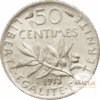 50 Centimes Argent Semeuse