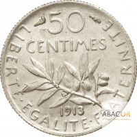 50 Centimes Argent Semeuse