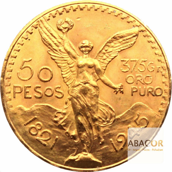 50-Pesos-Or-avers.png Pièce d'Or 50 Pesos Mexicain