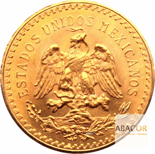 50-Pesos-Or-revers.png Pièce d'Or 50 Pesos Mexicain