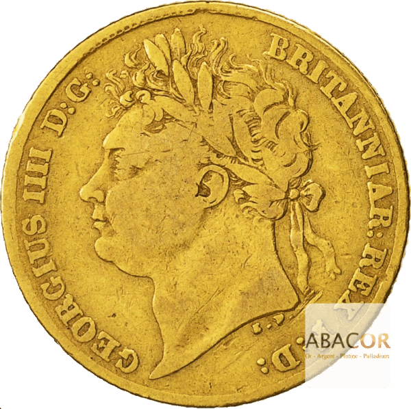 Souverain Or Georges IIII