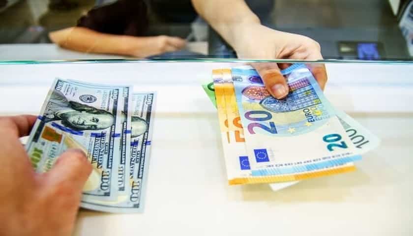 changer des dollars en euros - bureau de change abacor